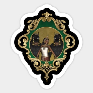 Anubis the egyptian god Sticker